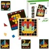 Tooky Toys TOOKY TOY medinė Montessori mozaika kūrybinė dėlionė 97vnt