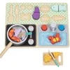 Tooky Toys TOOKY TOY medinė virtuvėlė su priedais – mažojo virėjo rinkinys