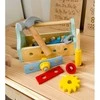 Tooky Toys TOOKY TOY medinė įrankių dėžutė 18vnt