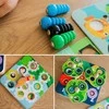 Tooky Toys TOOKY TOY Medinė Žaidimų Rinkinys 2w1 - Ištrauk Šliužus Vaikams
