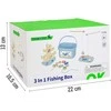 Tooky Toys Medinis jūros žaidimų rinkinys Tooky Toy 3in1 žvejyba