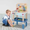 Tooky Toys Žaislų medinis „pasidaryk pats“ stalo dirbtuvės