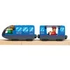 Tooky Toys Medinė gaisrinės traukinio trasa Tooky Toy 70 vnt