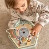 Tooky Toys TOOKY TOY Interaktyvi Montessori medinė šešiakampė atidarymo dėžutė