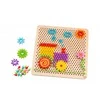Tooky Toys Žaislų žaislas „Mosaika Montessori“ dėlionė su „Pinski“ kištuku 88 EL.