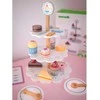 Tooky Toys Medinis trijų aukštų saldumynų stovas su keksiukais TOOKY TOY