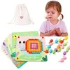 Tooky Toys Tooky Toy Dėlionė su Smeigtukais Kūrybingoms Vaikams