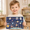 Tooky Toys TOOKY TOY Saulės sistemos mokomoji lenta