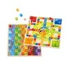 Tooky Toys „Taky“ žaislų žaidimų loginiai žaidimai 2in1 Ludo kinų + nemokami gyvūnai
