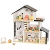 Tooky Toys TOOKY TOY medinis lėlių namelis 25 vnt