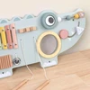 Tooky Toys TOOKY TOY medinė manipuliacinė lenta Krokodilas 3 vnt
