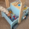 Tooky Toys Medinis TOOKY TOY stumdukas automobilis su STEM dirbtuve
