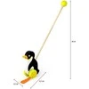 Viga Toys Medinis pingvinas stumtuvas