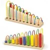 Viga žaislų mokomoji medinė abacus skaičiuojant mokyklą Montessori