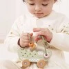 Viga Toys Medinis stumiamas karoliukų labirintas VIGA krokodilas