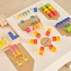 Viga Toys VIGA Colorful Light Blocks made of Acrylic and Wood 108 pcs.