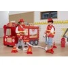 Viga Toys Didelis medinis gaisrinės automobilis VIGA Montessori vaikų žaidimams