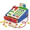 Viga Toys VIGA Wooden Cash Register with Montessori Scanner Accessories