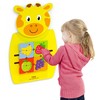 Viga Toys Medinė Sensoryinė Manipuliacinė Lentelė Žirafa su Dėlionėmis