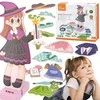 Viga Toys Medinė magnetinė edukacinė aprengimo dėlionė VIGA