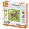 Dėlionė Mediniai kubai VIGA TOYS Farm 4vnt