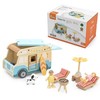 Viga Toys VIGA medinis paplūdimio kemperis