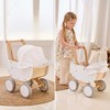 Viga Toys VIGA medinis lėlės vežimėlis su gondola