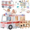 Viga Toys Medinis greitosios pagalbos automobilis VIGA