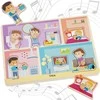 Viga Toys Dėlionė Atpažink kasdienes veiklas VIGA