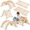 Viga Toys Viga Home žaidimų aikštelė 3in1 Piklerio trikampis supamoji lova ir čiuožykla