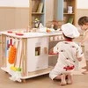 Viga Toys Interaktyvi virtuvėlė ir valymo stotelė vaikams Viga