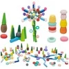 Viga Toys Medinių kaladėlių rinkinys VIGA Nature Treasures
