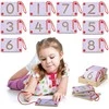 Viga Toys Mokymosi Tablėlės Su Skaičiais Montessori