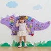Viga Toys Viga Žaislai Medinė Manipuliacinė Lenta Triceratops