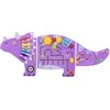Viga Toys Viga Žaislai Medinė Manipuliacinė Lenta Triceratops