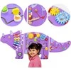 Viga Toys Viga Žaislai Medinė Manipuliacinė Lenta Triceratops