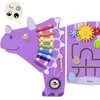 Viga Toys Viga Žaislai Medinė Manipuliacinė Lenta Triceratops