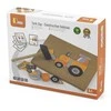 Viga Toys Medinė Priešpaskaita Statybos Transportas 45 Elementai