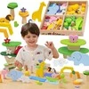 Viga Toys Medinių kaladėlių rinkinys VIGA Tropinių istorijų pasaulis 55 vnt