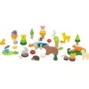 Viga Toys Medinių kaladėlių rinkinys VIGA Miško istorijų pasaulis 58 vnt