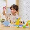 Viga Toys Medinių kaladėlių rinkinys VIGA Tropinių istorijų pasaulis 55 vnt