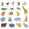Viga Toys Mediniai magnetukai Laukiniai gyvūnai VIGA