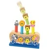 Viga Toys VIGA Wooden Jumping Animals Noah's Ark