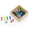 Viga New Classic Toys Mediniai magnetai - 37 vnt. - Numeriai