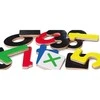 Viga New Classic Toys Mediniai magnetai - 37 vnt. - Numeriai