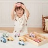 Viga Toys Medinių miesto transporto priemonių rinkinys VIGA 9 vnt