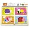 Viga Toys VIGA Wooden Puzzle Insects 4 in 1