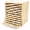 Dėlionė Viga Toys Viga medinis galvosūkių komplektas 12 galvosūkių gyvūnai Montessori + Stendas