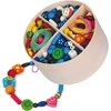 Viga Toys VIGA Wooden Bead Stringing Set 608 Pieces Box