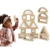 Viga Toys Viga medinis veidrodis blokuoja galvosūkį 16 elementų